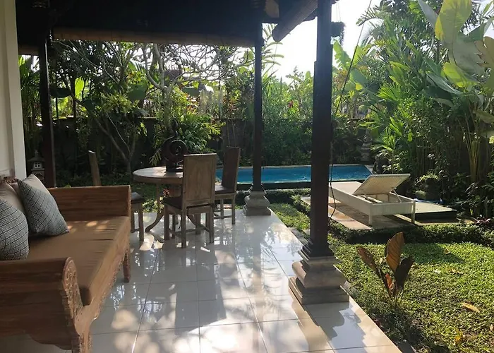Villa A Lush Tropical In Rice Fields Ubud