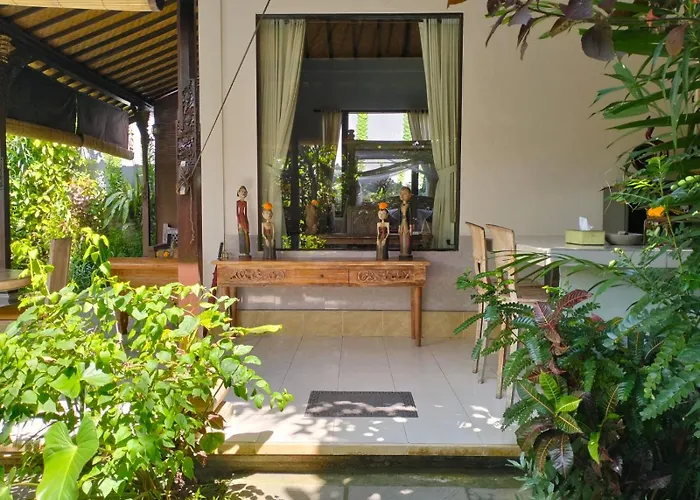 A Lush Tropical In Rice Fields Villa
